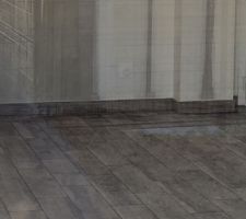 Avancée carrelage les plinthes sont mises