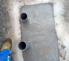Le rajout d'une &eacute;vacuation oubli&eacute;e par tron&ccedil;onnage dans la dalle &agrave; travers le treillis soud&eacute; et l'isolant... comment v&eacute;rifier les r&eacute;parations ?