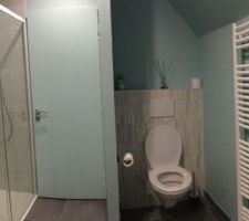 Salle de bains: coté douche