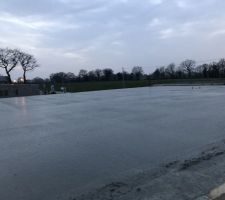 Cr&eacute;ation dalle pour Etage