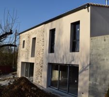 Joint à la chaux terminée