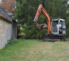 Début terrassement Arrière