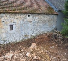 Début terrassement Arrière