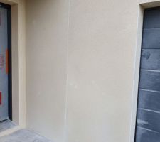 Exemple taches blanches sur la façade