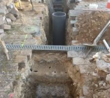 Début des travaux Véolia pour viabiliser le terrain avec raccordement eau + TAE