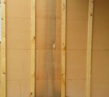 La fibre de bois est trempée