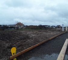 Terrain fin travaux lotissement