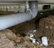 Vue de notre vide sanitaire  !