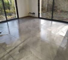 Carrelage salon