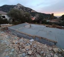 La dalle est coulée