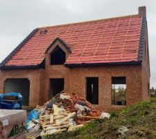 D&eacute;but pose couverture