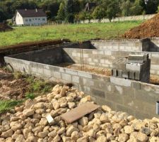 Début des fondations