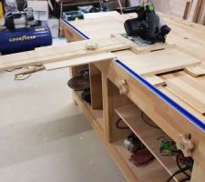 Le guide parallèle a été réalisé. Prêt à faire des parallèles sur 2 mètres de long