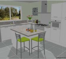 3D de notre cuisine