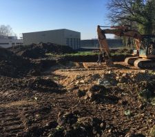 Démarrage du chantier
Travaux de terrassement