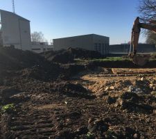 Démarrage du chantier
Travaux de terrassement