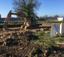 Démarrage du chantier
Travaux de terrassement