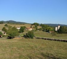 Vue du terrain à l'est