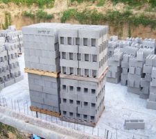 Livraison des blocs à bancher