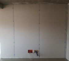 Mur du salon, c&ocirc;t&eacute; TV