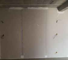 Mur du salon, c&ocirc;t&eacute; canap&eacute;