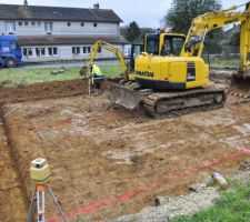 Creusement des fondations