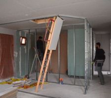 Construction des cloisons intérieures