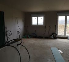 Cuisine-salle &agrave; manger