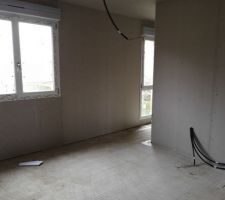 Chambre parental avec dressing sur le fond