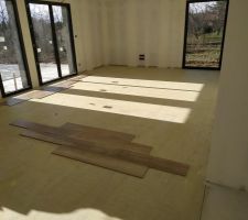 Carrelage imitation parquet :réflexion sens de pose des lames