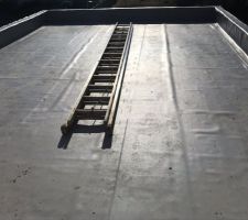 Pare vapeur en place