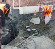 Enedis qui cherche à raccorder...