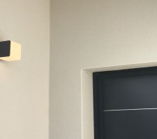 Nous avons enfin un luminaire pour éclairer la porte d?entrée modèle Cubo de chez Steinel