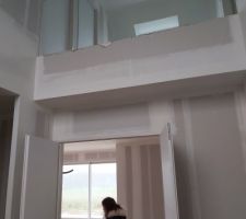 L'entrée avec la future mezzanine