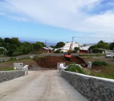 Chantier vue de l?entr&eacute;e