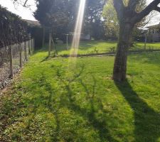 Visite du terrain. Un petit bout de paradis