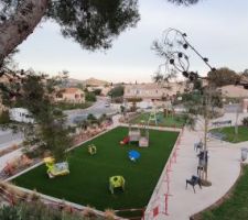 Après le pin vu du parc, le parc vu du pin :-)