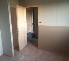 1 er etage, la chambre parental, creation de l emplacement placard