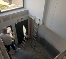 Place au enduit et bandes à placo
