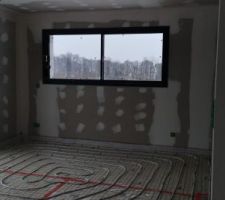 Câbles chauffants RDC vue sur salle à manger