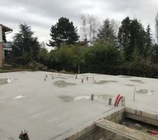 Coulage de la dalle