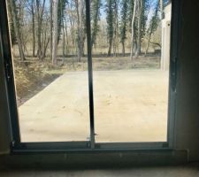 La vue depuis notre future chambre