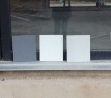 Voici les trois teintes de gris du crépi