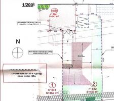 Plan de masse apres demande de modification