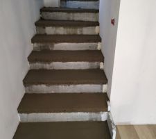 Ré-agréage de l'escalier