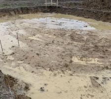 Inondation suite terrassement