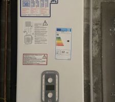 Chaudière et ballon d?eau chaude installés