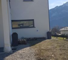 La vue depuis l'entrée