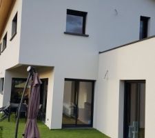 Façade sud côté terrasse