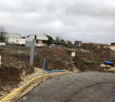 Pose du compteur sur notre terrain